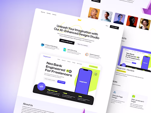 Design Agency Landing Page with Webflow