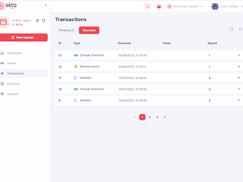 Blockchain wallet