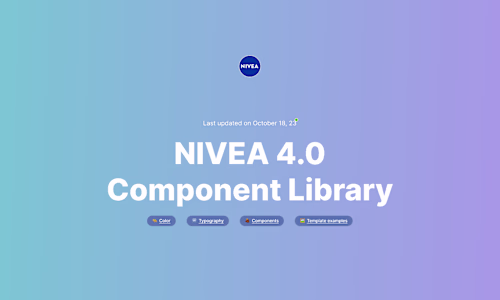 Project: Creation of a Component library for Nivea