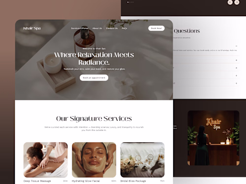 Khair Spa Website Design