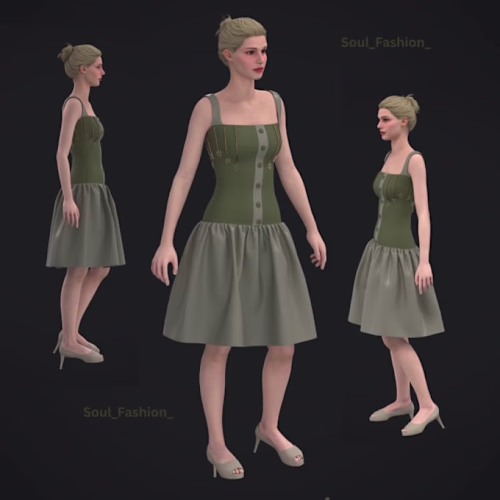 I will make quality digital flamboyant attires for fashion ramp