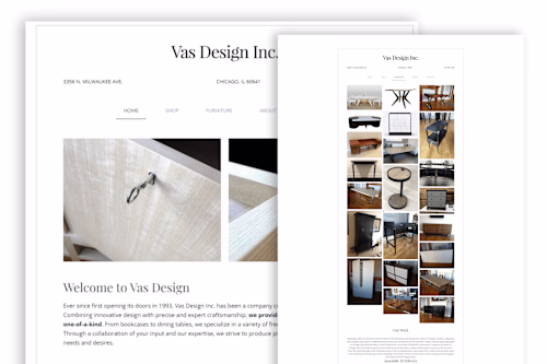 Vas Design: Showcasing Craftsmanship in a Digital Platform