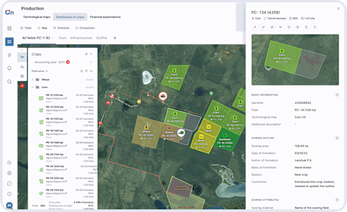 UI/UX redesign for OnTrack - agri-management platform
