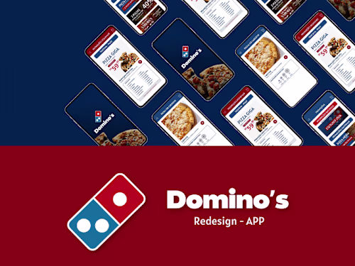 NEW PROPOSAL - INTERFACE DESIGN DOMINO'S APP - PERSONAL PROJECT