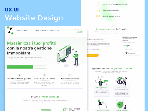 Web site realization for a short-term real estate agency