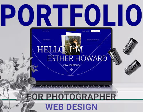 Portfolio for photographer | WEB DESIGN