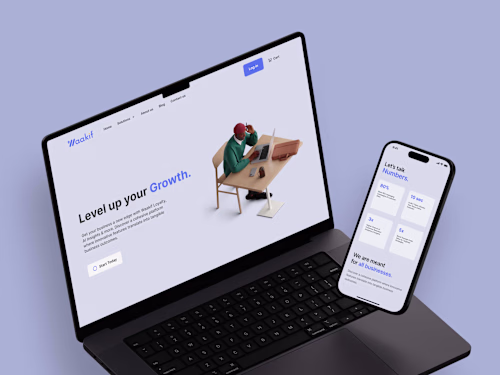 Responsive redesign of waakif.com 