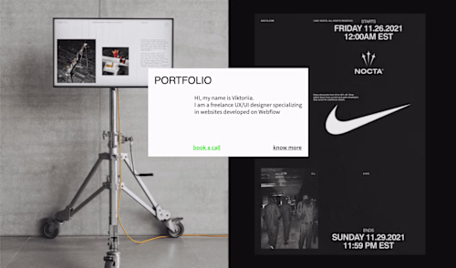 UX/UI design in Figma + Webflow development
