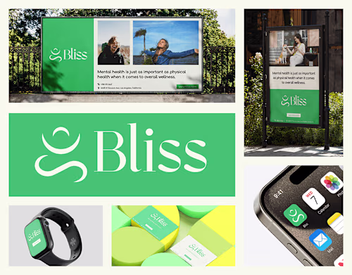 Bliss Branding - Mental Health App