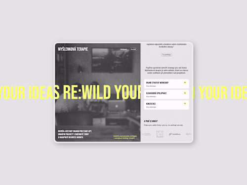 Myšlenková Terapie – Framer Landing page
