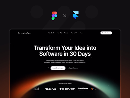 imaginaryspace | Landing page design and dev