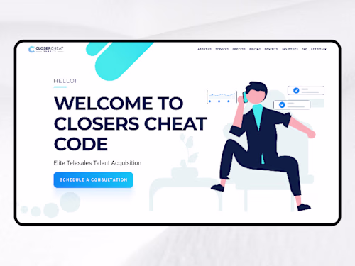Closers Cheat Code – Telesales Agency Web Design