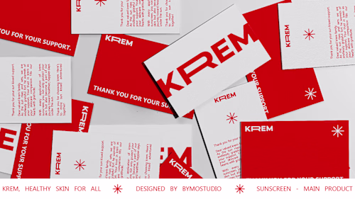 KREM, a sunscreen brand :: Behance