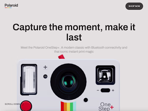 3D Landing Page with PeachWeb