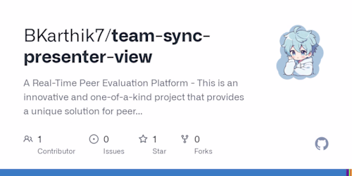 Team Sync Presenter View: Real-Time Peer Evaluation Platform