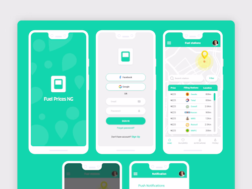 App Design for a petrol price