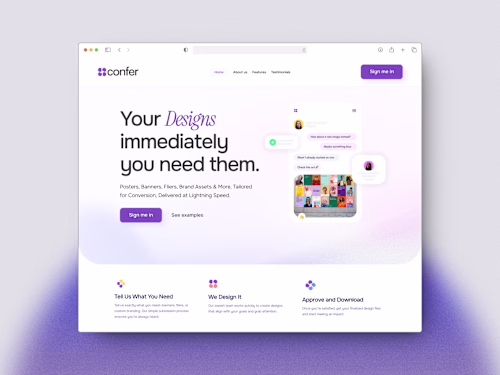 Design and WordPress Development for Confer