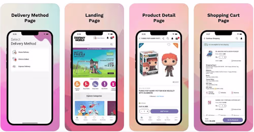 Fantasy World Toys | App Development | UI/UX 