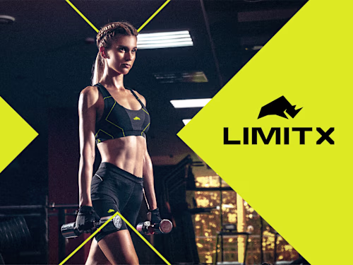 Limit X - Fitness Brand Identity (Client Work)