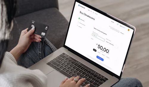 ClimateCoin's approach from minute one has been 100% digital...