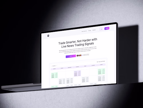 News Trading Community Website Design