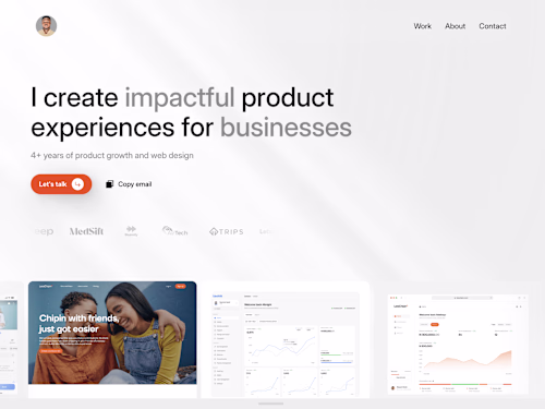 Raymond's Portfolio website