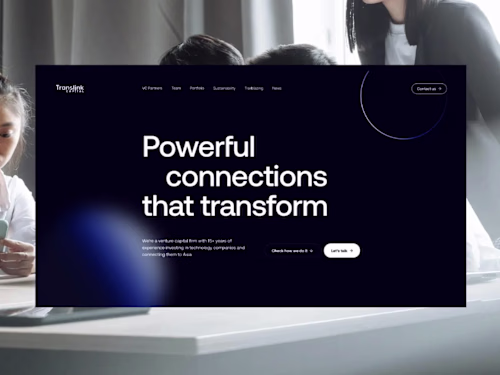 Translink Capital - Premium UI/UX Design & Webflow Development