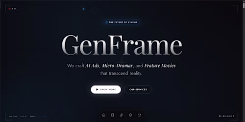 Built GenFrame — a web