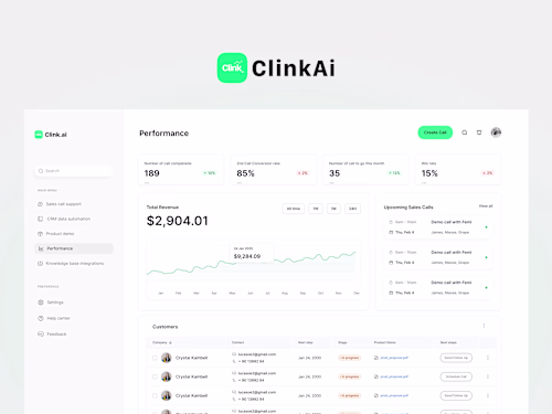 ClinqAi Web Application Design.