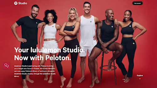Lululemon Studio E-commerce Development