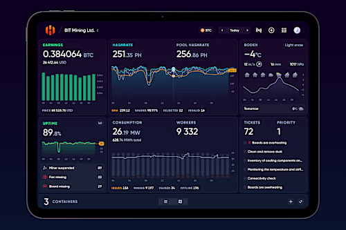Hiveon / B2B SaaS / Operating system for ASICs