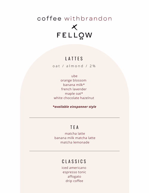 Coffee Bar Menu Designs