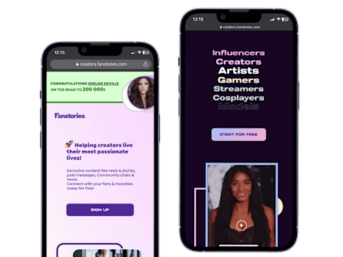 RESPONSIVE WEB APPLICATION - Fanstories