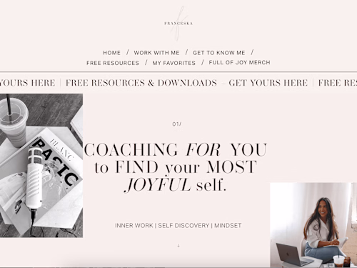 Website Copy: Franceskax