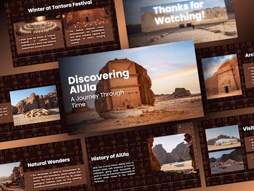 Presentation | Discovering AlUla: A Journey Through Time