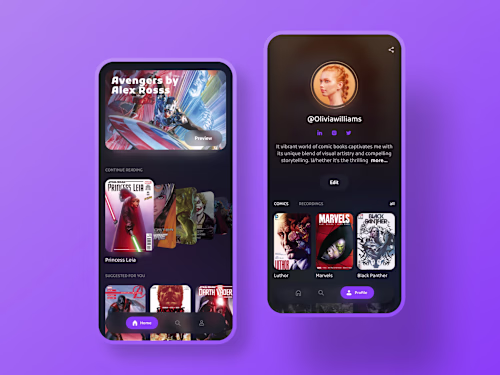 Startup App Legend x PSG | Mobile Design
