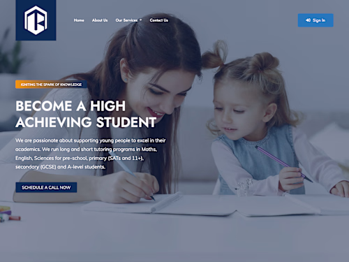 Preschool Website Development