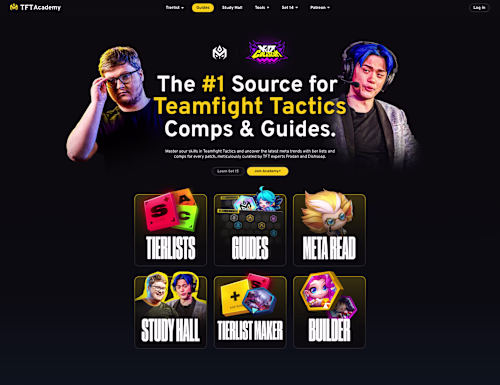 Transforming UX & Mobile Experience for TFTAcademy.com