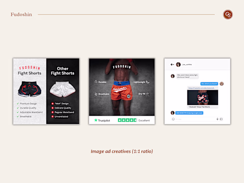 4-8x ROAS with High-converting ad Creatives for Fudoshin