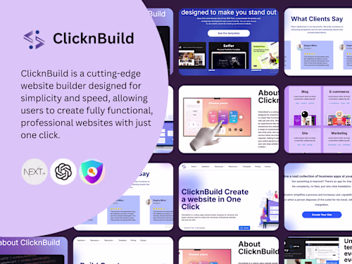 ClicknBuild Create a website in One Click.