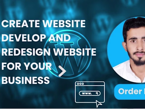 I will create website, develop and redesign website for your bus
