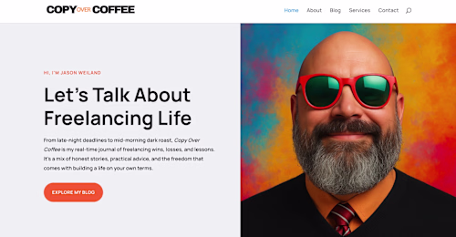Copy Over Coffee: A Freelance Comeback Blog