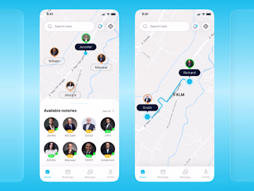 Notarix – Mobile App UI for Seamless Notary Booking Notarix ...