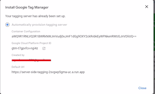 Deployed Server-Side GTM Container For a Marketing Agency