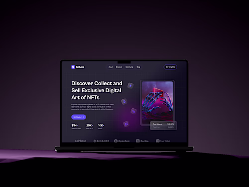 Sphere — Premium Framer NFT Template for Web3 Innovators