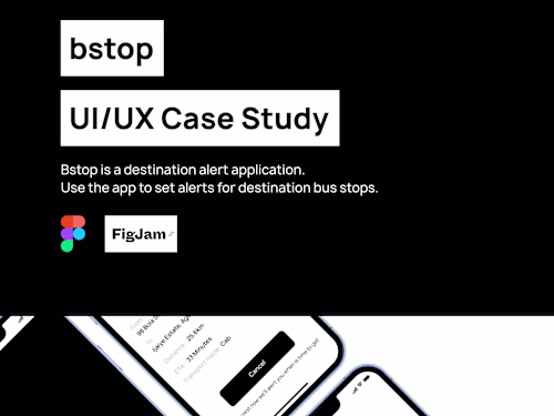 Bstop UI/UX Case Study