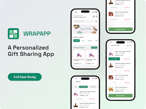 Personalized Gift Sharing App: A UI Case Study