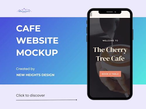 The Cherry Tree Cafe - Mockup