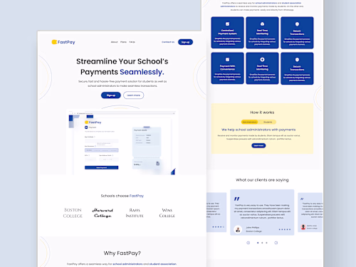FastPay Landing Page