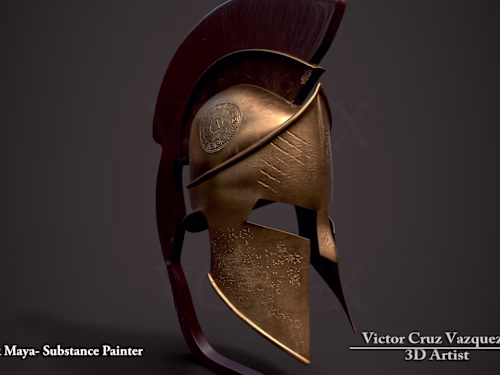 Ancient Assets Spartan Soldier Helmet